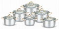 12pcs cookware pot 5