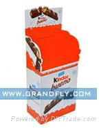 Cardboard POS Display for Kinder Chocolate