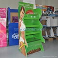 Three Shelf Cardboard Retail Display Racks for Diet Tea