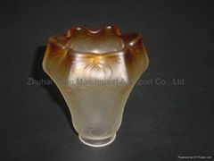 Handblown glass lamp shade