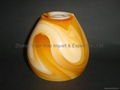 Handblown art glass lamp shade