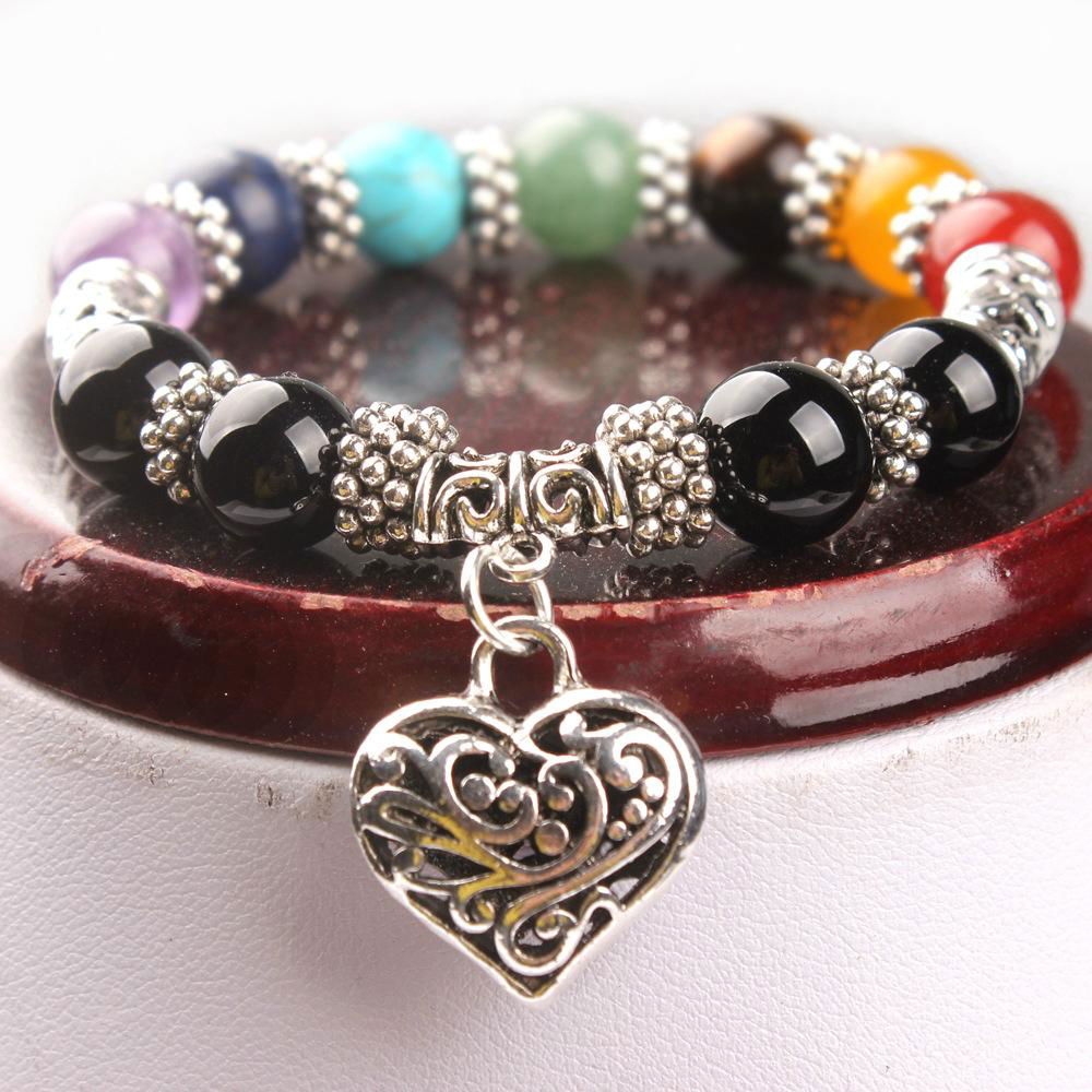 Seven-color nature stone beads Bracelets 5