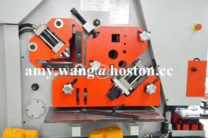 hydraulic ironworker model, joist metal cutting machine HIW(Q35Y) 5