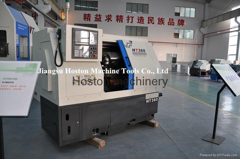 Hoston Automatic High Precision CNC Slant Bed Lathe Machine made in China 2