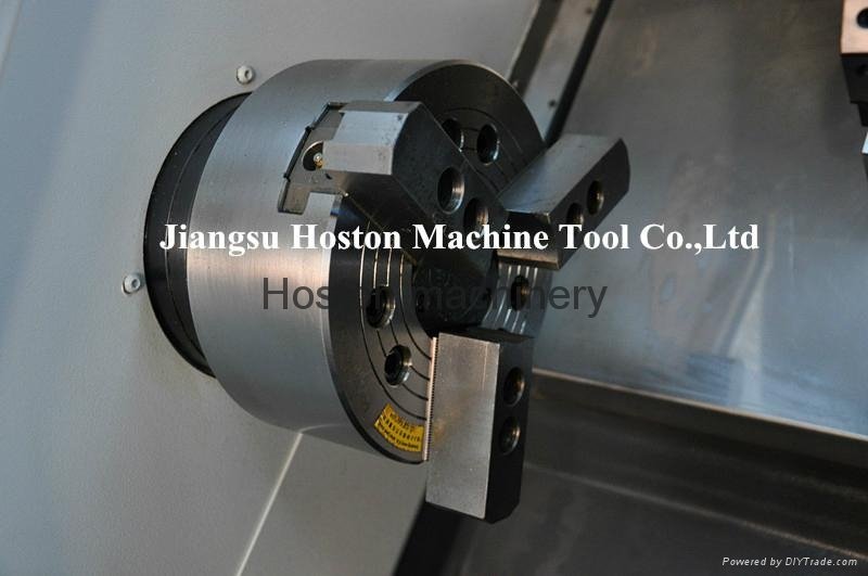 Hoston Automatic High Precision CNC Slant Bed Lathe Machine made in China 5