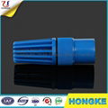 Blue Plastic PVC Spring Foot Valve