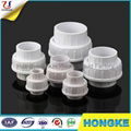 Light White PVC Pipe Union