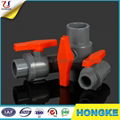 Plastic PVC Ball Valve Removable Handle