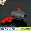 Plastic PVC Ball Valve Removable Handle