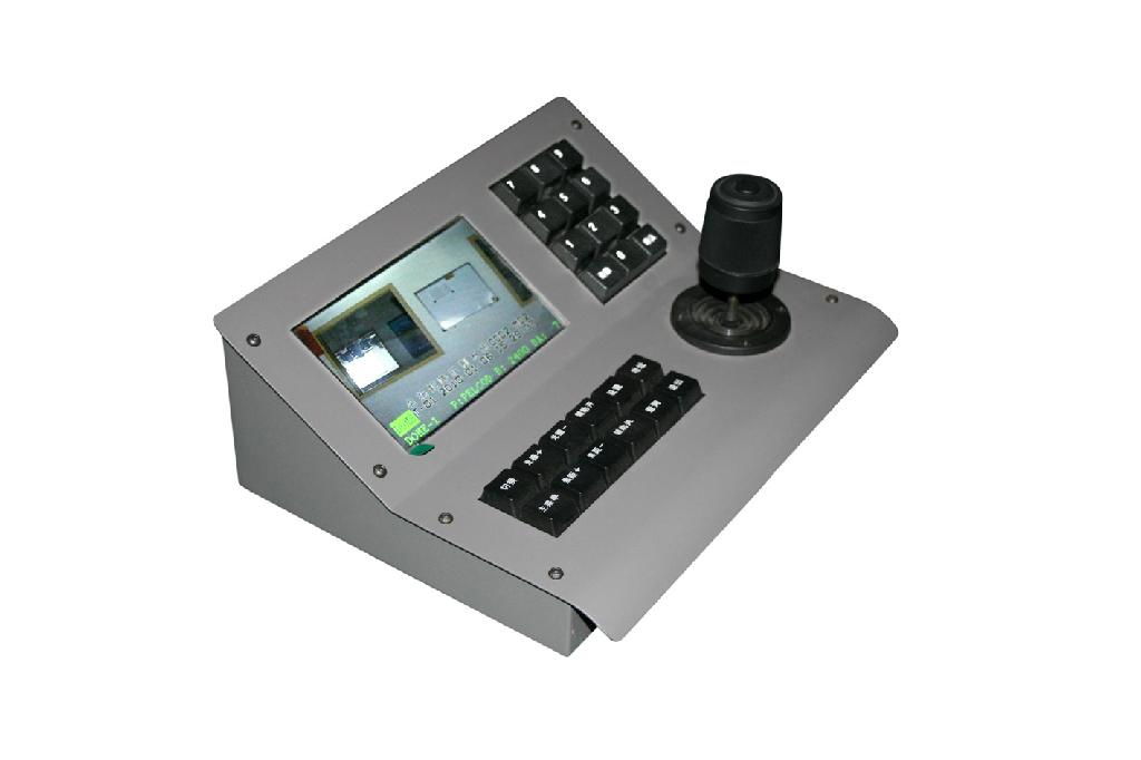 4Axis 3ch color screen PTZ joystick controller  2