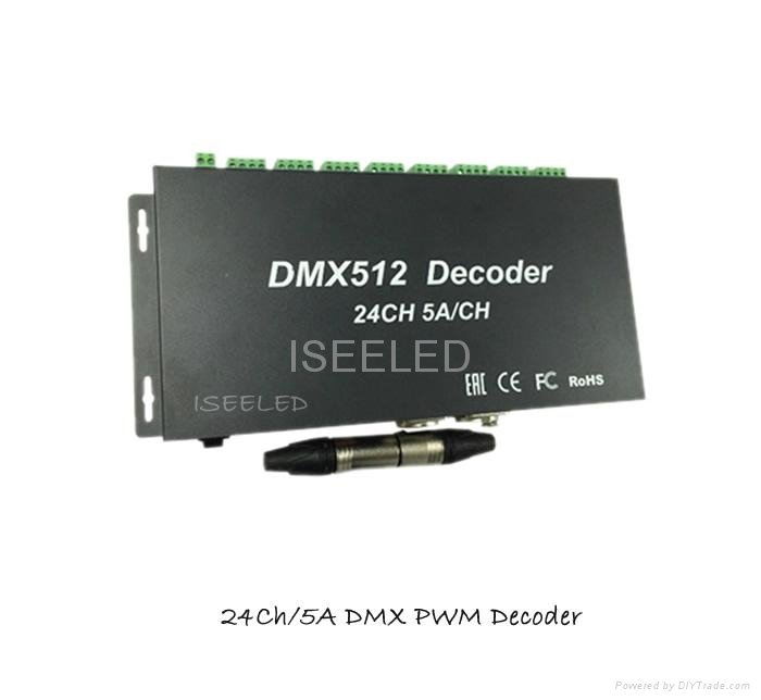 DC24V 3CH PWM DMX LED Decoder 2