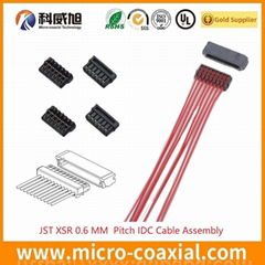 JST 02XSR 04XSR 06XSR 10XSR 16XSR 20XSR 22XSR IDC cable JST XSR 0.6 mm IDC cable