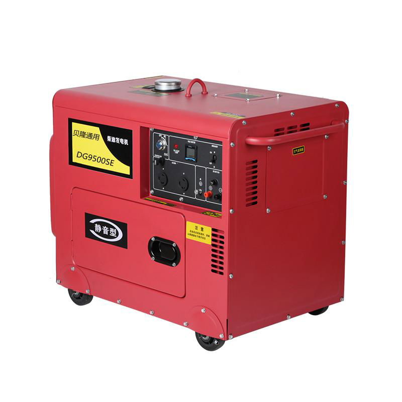 7kw silent diesel generator 7kva soundproof diesel generator 5