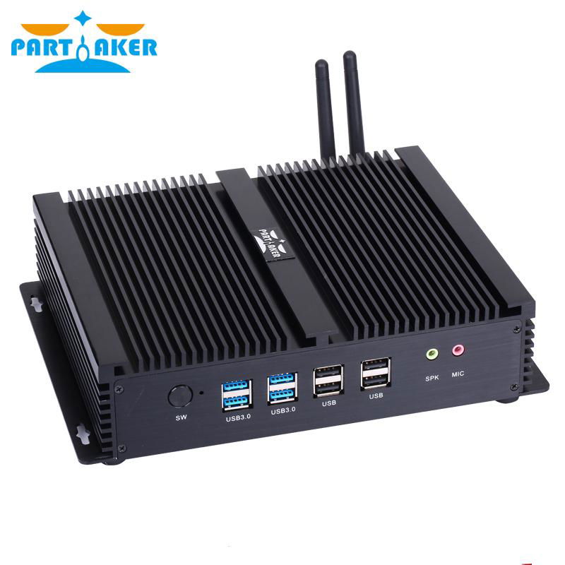 6 RS232 COM Port Dual HDMI Industrial 2 Ethernet Mini PC with Intel i3 i5 i7 4