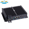 6 RS232 COM Port Dual HDMI Industrial 2 Ethernet Mini PC with Intel i3 i5 i7 5