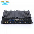 Fanless mini pc industrial computer with