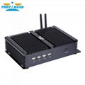 Fanless mini pc industrial computer with USB 3.0 4*COM HDMI Intel Celeron C1037U 3