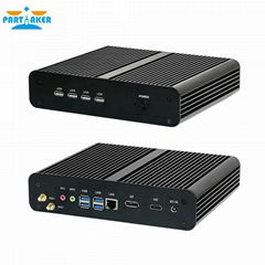 Partaker B7 10Th Gen Fanless Mini PC Intel Core i7 10710U Gaming Computer 