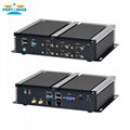 Fanless Industrial Mini PC Intel i7 8550U i5 8250U i7 6500U i5 7267U Dual Lan