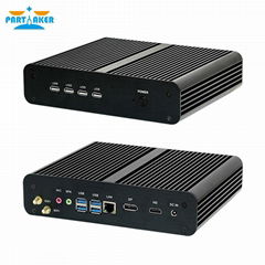 Partaker B8 Fanless Mini PC Intel 12th Core i7 1255U HD Output DDR4 WiFi Gaming 