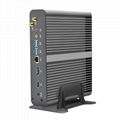 Partaker B8 Fanless Mini PC Intel 12th Core i7 1255U HD Output DDR4 WiFi Gaming  3