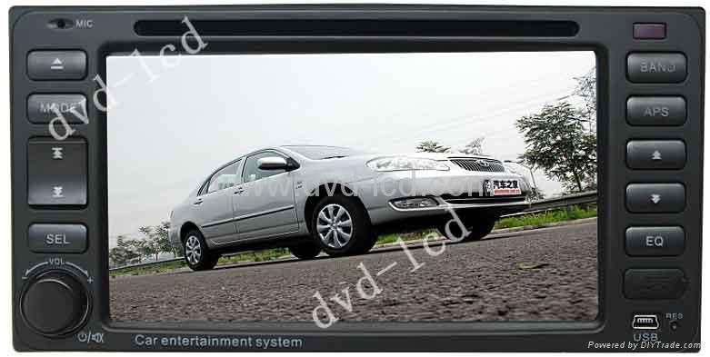 special car dvd player for toyota corolla vios prado with HD LCD Ipod Navigtion