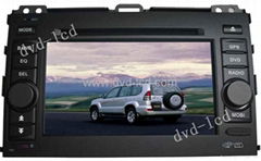 car special dvd player for Toyota Prado with HD LCD IPod Navigation