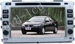 car special dvd player for Kia Forte with high definition lcd monitor Navigation