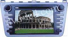 Mazda 6 car special dvd player with high definition lcd Navigation system
