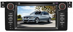 BMW X3 E39 E38 car dvd player radio with HD LCD GPS navigation system