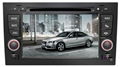 Audi A4 car dvd player  radio with high definition lcd GPS navigation system 1