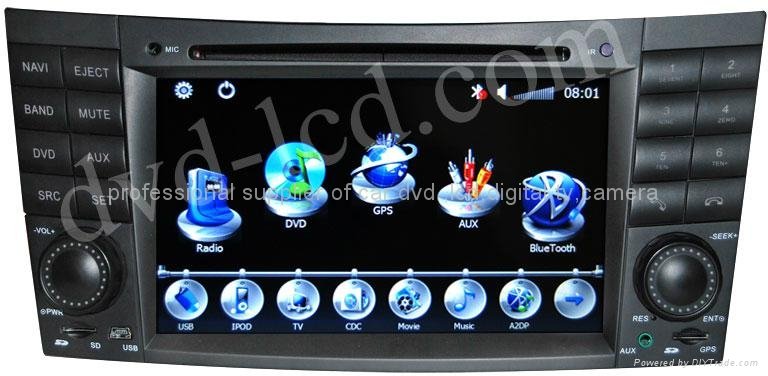 Benz w209 W219 W203 car dvd player radio HD LCD GPS navigation system