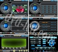 Mitsubishi ASX car dvd player radio GPS navigation system with PIP Win Ce6.0 2
