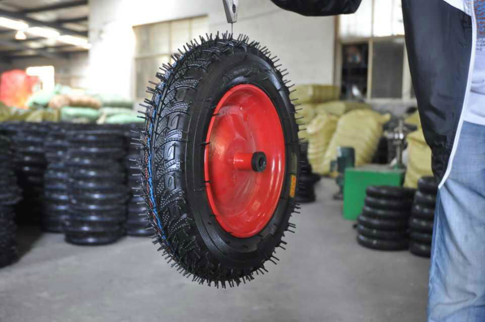 wheelbarrow/wheel barrow wheels/rubber wheels