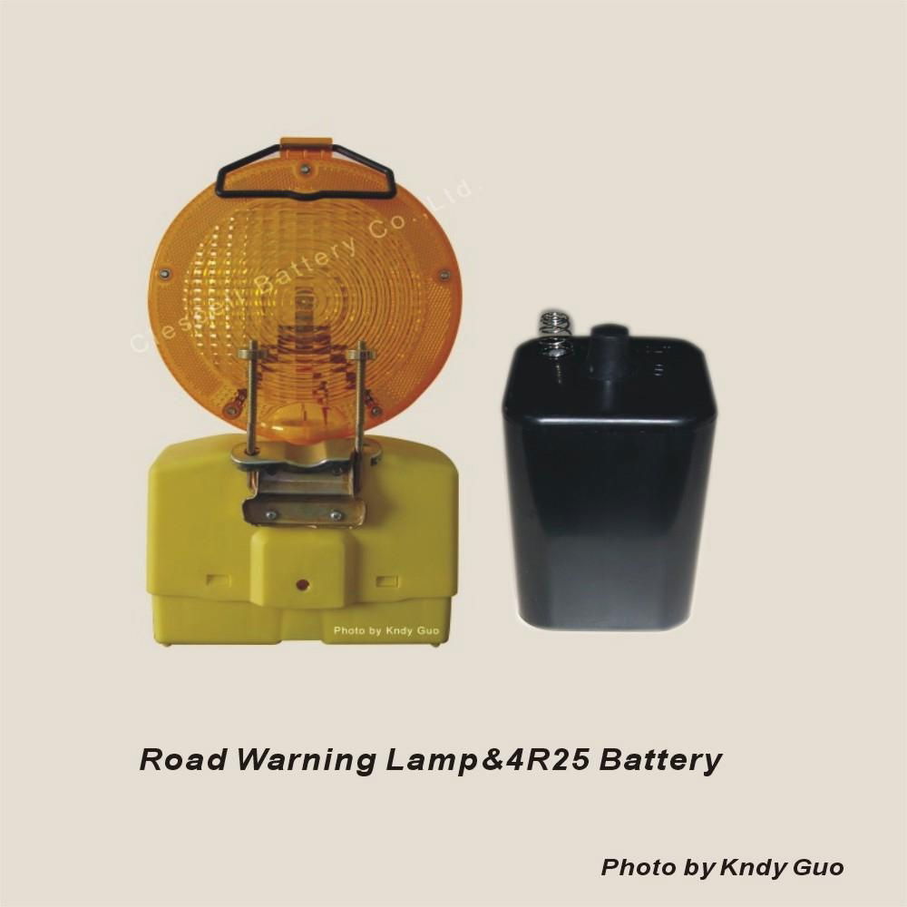 Road Warning Lamp with 4R25 Battery (CL001)