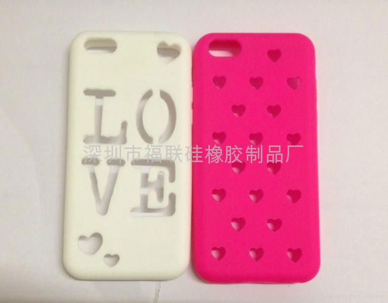 Silicone cut outs phone cover