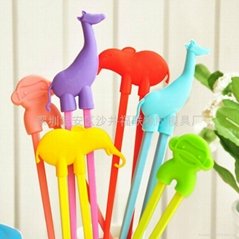 Child Silicone Chopsticks Animal 