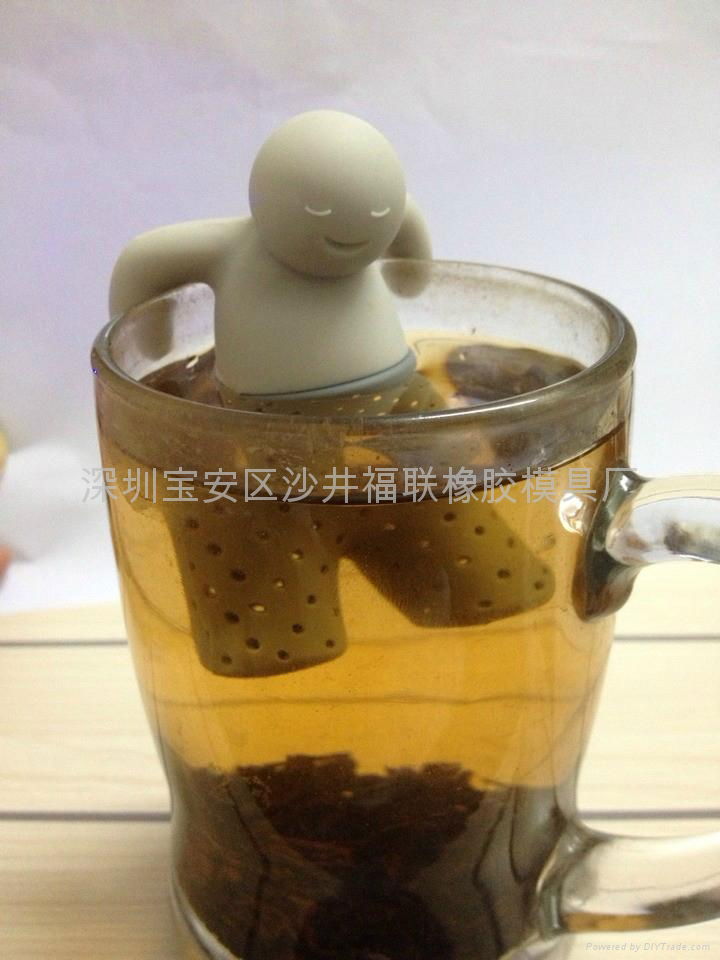 Silicone Mr Tea Infuser Shark Tea Infuser 