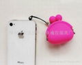 Silicone Mini Coin Purse Dust Plug Charm Headphone Jack Earphone Cap iPhone