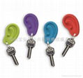 Ear Ring Ear Key Chain Kid Novelty Gift Keychain 1