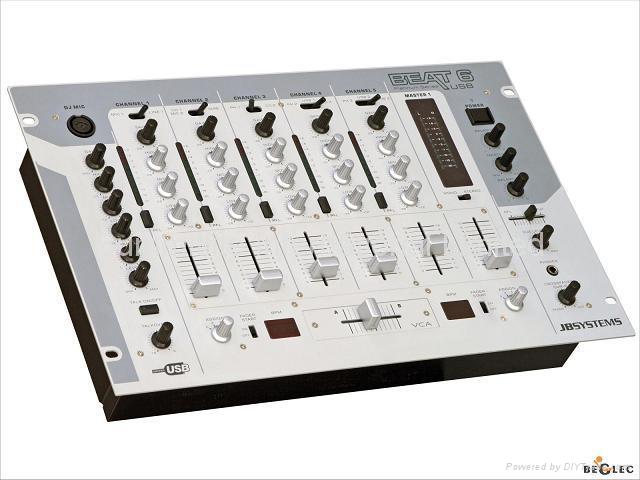 JBSYSTEMS Professional DJ Mixer Beat6 USB