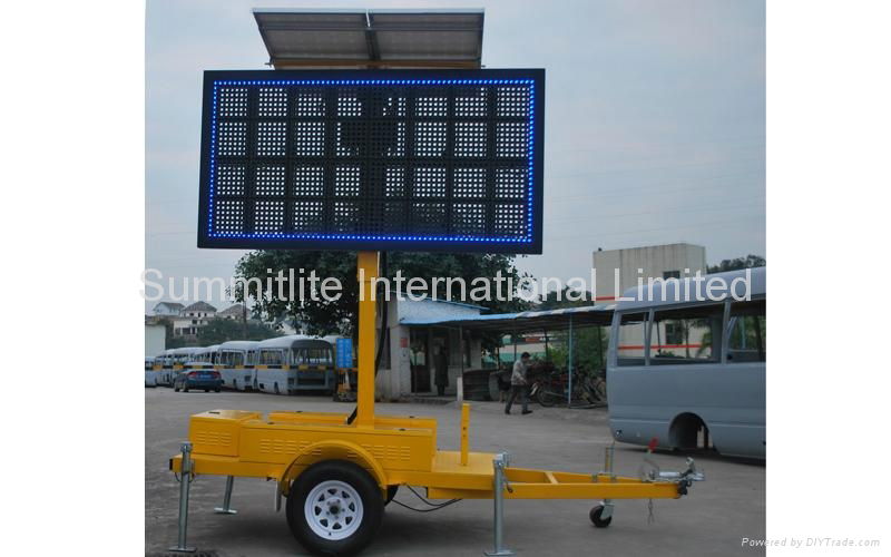 Portable LED Message sign Traffic sign Trailer 2