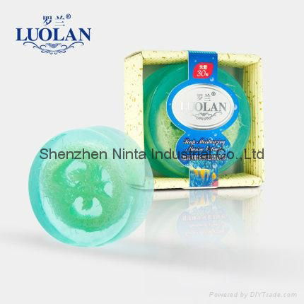 Luffa soap lavender essential skin whitening 3