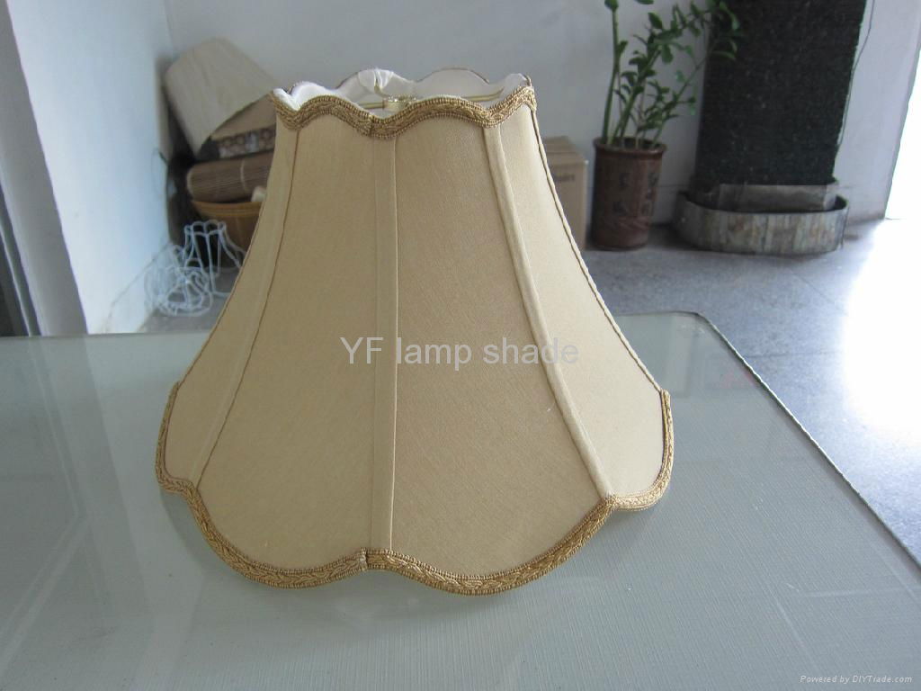 Modern faux silk fabric with braid handmade softback lampshade 