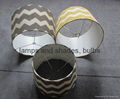 Plain white TC fabric handmade hardback lamp shade 3