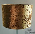 Modern velvet fabric handmade hardback lampshade for pendant table floor lamp