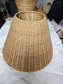 Rattan hand-woven lampshade for table lamp