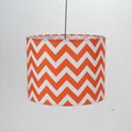 Round fabric printed hardback lampshade wholesale
