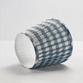 Lattice Cotton fabric handmade pleated softback lampshade 4