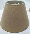 Taper linen hardback lampshade